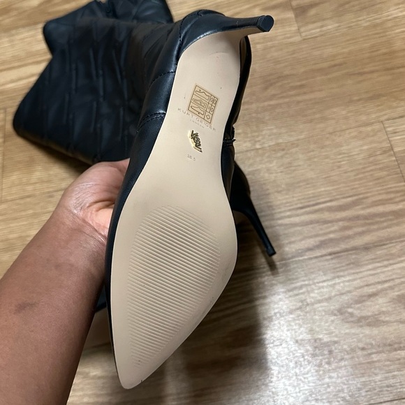 Kurt Geiger Quilted knee high boots - Picture 8 of 15